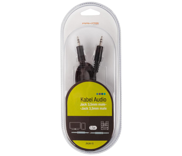 Kabel Audio Jack 3.,5 - Jack 3,5  Arkas JMJM-15 - 1386197 - zdjęcie 2